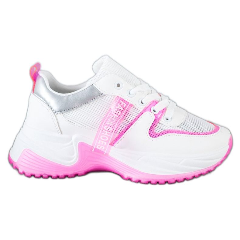 SHELOVET Cipők Mesh Fashion cipővel fehér