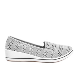 Szürke áttört ék cipők Los Angeles Szürke áttört ék cipők Los Angeles