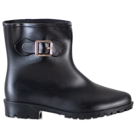 SHELOVET Dekoratív csattal ellátott galószok fekete