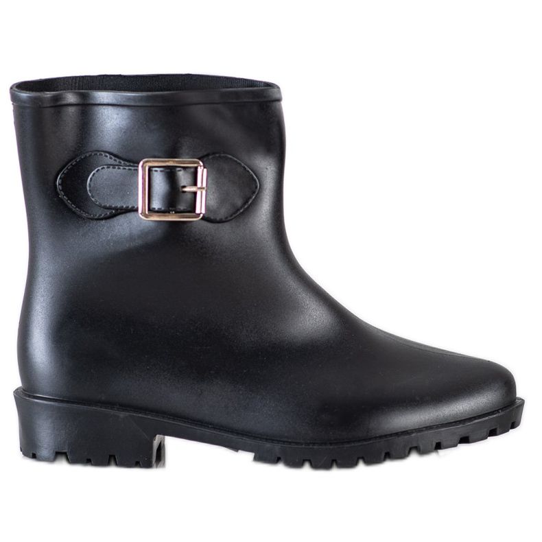 SHELOVET Dekoratív csattal ellátott galószok fekete