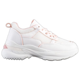 SHELOVET Stílusos fehér cipők