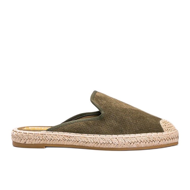 Zöld papucs beépített Kinshasa előlappal