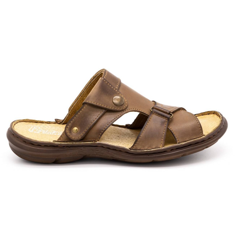 Polbut Férfi papucs 024 barna Polbut Férfi papucs 024 barna