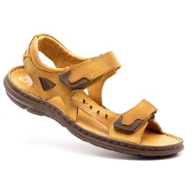 Polbut 277 piros szandál narancs