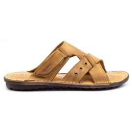 Polbut Férfi papucs SA05 piros narancs