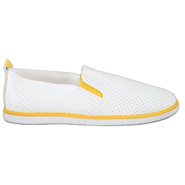 Sun Color Eco Bőr Slipons fehér Sun Color Eco Bőr Slipons fehér