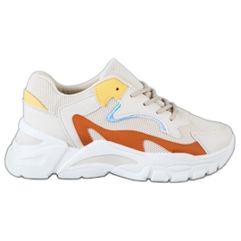 SHELOVET Alkalmi bézs cipők sokszínű