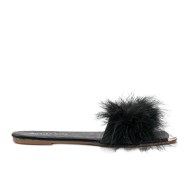 Fekete papucs Vampi tollakkal Fekete papucs Vampi tollakkal