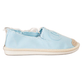 SHELOVET Textil espadrillák kék