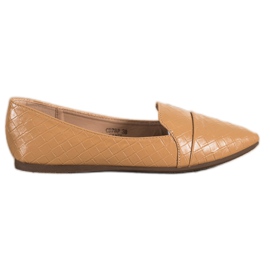 Seastar Divatos balerinák öko bőrrel barna Seastar Divatos balerinák öko bőrrel barna