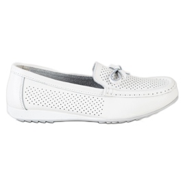 Goodin Bőr cipő íjjal fehér