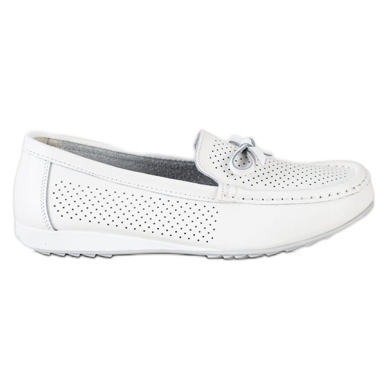 Goodin Bőr cipő íjjal fehér