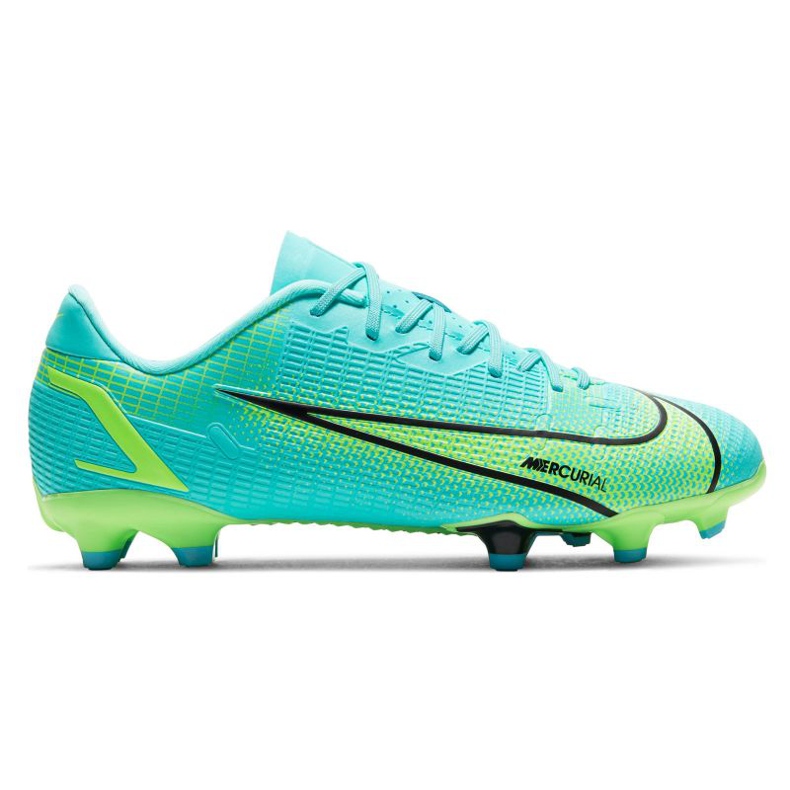 Nike Vapor 14 Academy Mg Jr CV0811-403 futballcipő kékeszöld zöld