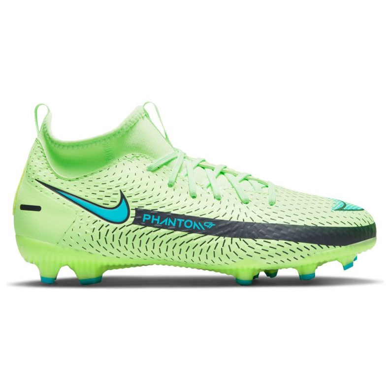 Nike Phantom Gt Academy Df Mg Jr CW6694-303 futballcipő sokszínű zöld Nike Phantom Gt Academy Df Mg Jr CW6694-303 futballcipő sokszínű zöld
