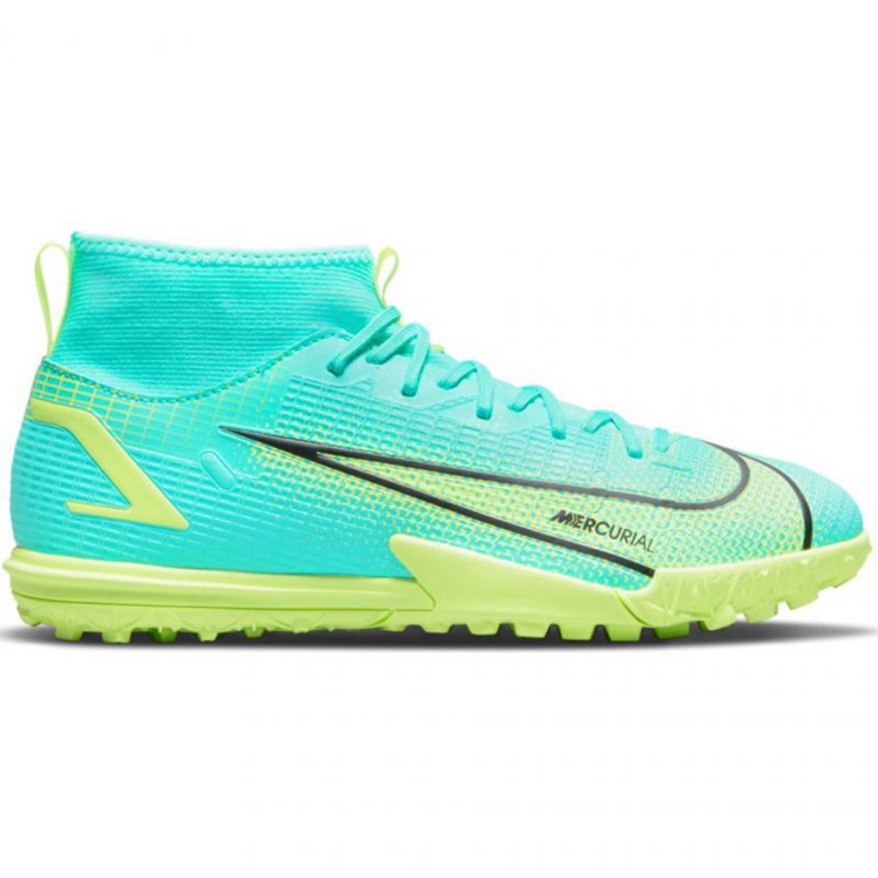 Nike Mercurial Superfly 8 Academy Tf Jr CV0789 403 futballcipő sokszínű kék Nike Mercurial Superfly 8 Academy Tf Jr CV0789 403 futballcipő sokszínű kék