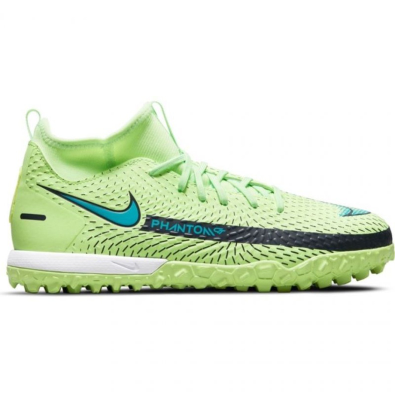 Nike Phantom Gt Academy Df Tf Jr CW6695 303 futballcipő sokszínű zöld