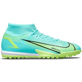 Nike Mercurial Superfly 8 Academy Tf M CV0953 403 futballcipő sokszínű kék