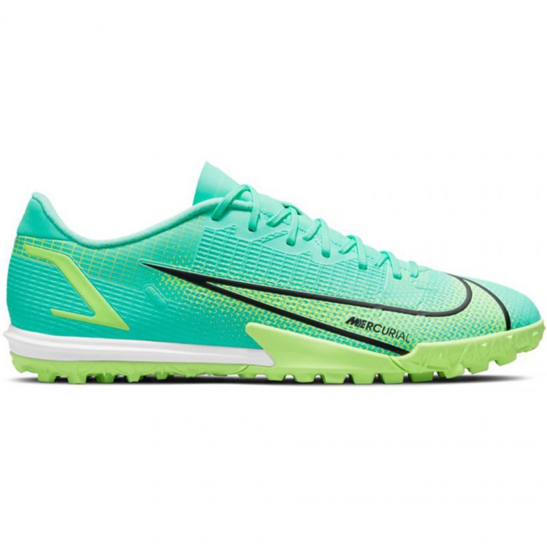 Nike Mercurial Vapor 14 Academy Tf M CV0978 403 futballcipő zöld zöld