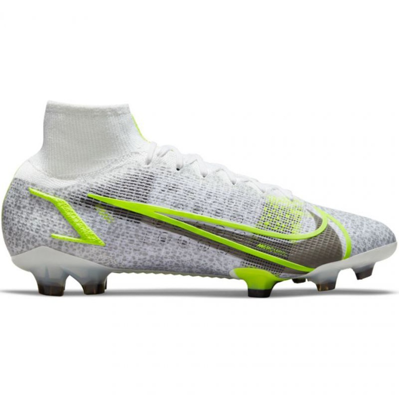 Nike Mercurial Superfly 8 Elite Fg M CV0958 107 futballcipő sokszínű fehér