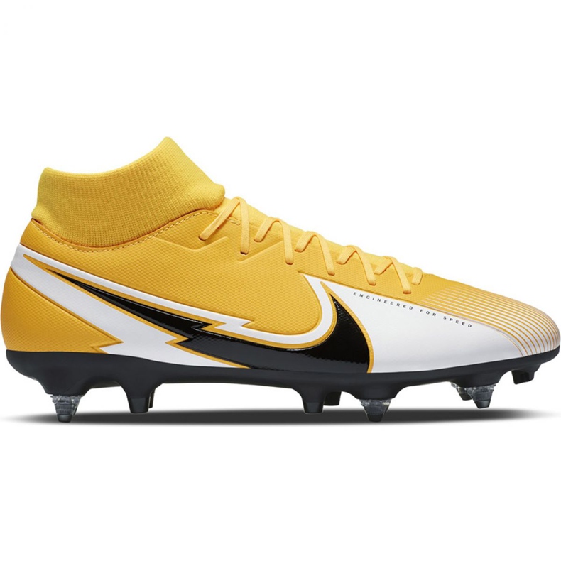 Nike Mercurial Superfly 7 Academy Sg Pro Ac M BQ9141 801 futballcipő sokszínű sárga Nike Mercurial Superfly 7 Academy Sg Pro Ac M BQ9141 801 futballcipő sokszínű sárga