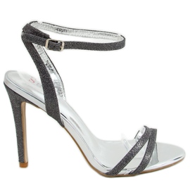 Grafit szandál TU129P Fekete sokszínű Grafit szandál TU129P Fekete sokszínű