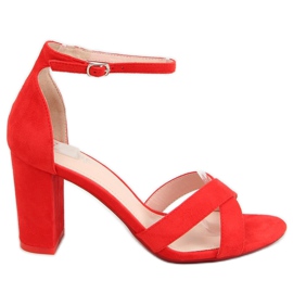 Piros magas sarkú szandál NF-63P Red