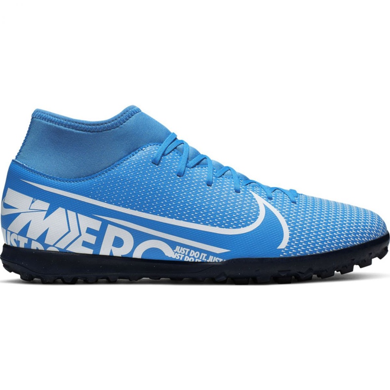 Nike Mercurial Superfly 7 Club Tf Jr AT8156 414 futballcipő sokszínű kék