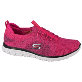 Skechers Luminate-She's Magnificent W 104075-HPBK fekete rózsaszín Skechers Luminate-She's Magnificent W 104075-HPBK fekete rózsaszín