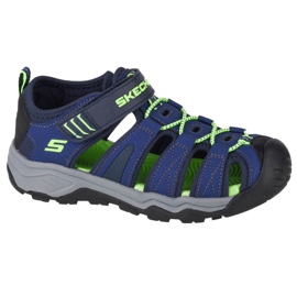 Skechers Solar Quest Jr 400060L-NVBK fekete sötétkék Skechers Solar Quest Jr 400060L-NVBK fekete sötétkék