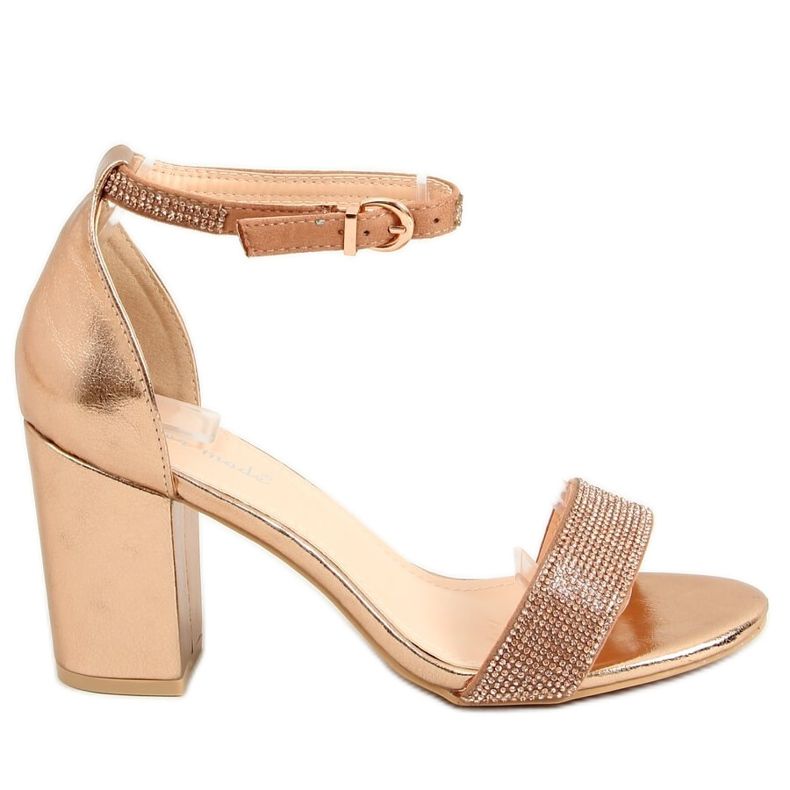 Magas sarkú szandál pezsgő 1478 Pezsgő aranysárga