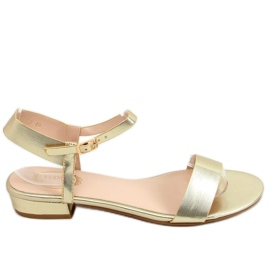Lapos szandál arannyal F9020 Gold aranysárga Lapos szandál arannyal F9020 Gold aranysárga