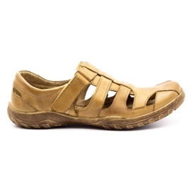 Polbut Férfi áttört cipő 237 nyári bézs színű