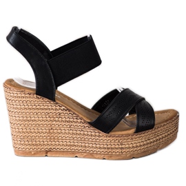 Sea Elves Csúsztatható könnyű szandál fekete