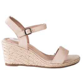 Classic szandál Wedge VINCEZA bézs