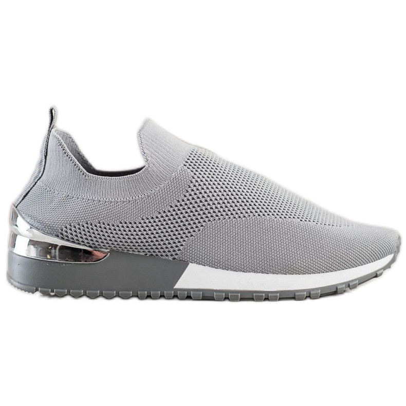 Renda Szürke áttört cipők