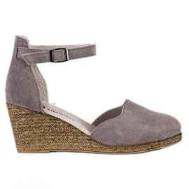 Filippo Bőr ék szandál barna