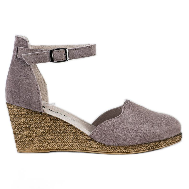 Filippo Bőr ék szandál barna Filippo Bőr ék szandál barna