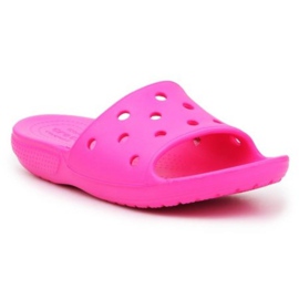 Crocs Grocs Classic Slide K 206396-6QQ rózsaszín Crocs Grocs Classic Slide K 206396-6QQ rózsaszín