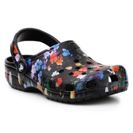 Crocs Classic Printed Floral W 206376-0C4 fekete sokszínű