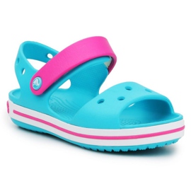 Crocs Crocband Sandal Kids 12856-4SL kék rózsaszín Crocs Crocband Sandal Kids 12856-4SL kék rózsaszín