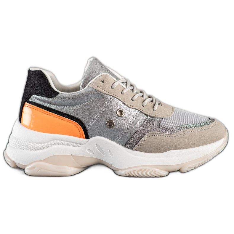 SHELOVET Kényelmes, divatos cipők ezüst sokszínű