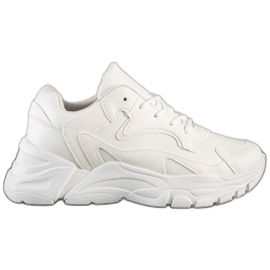 SHELOVET Alkalmi fehér cipők