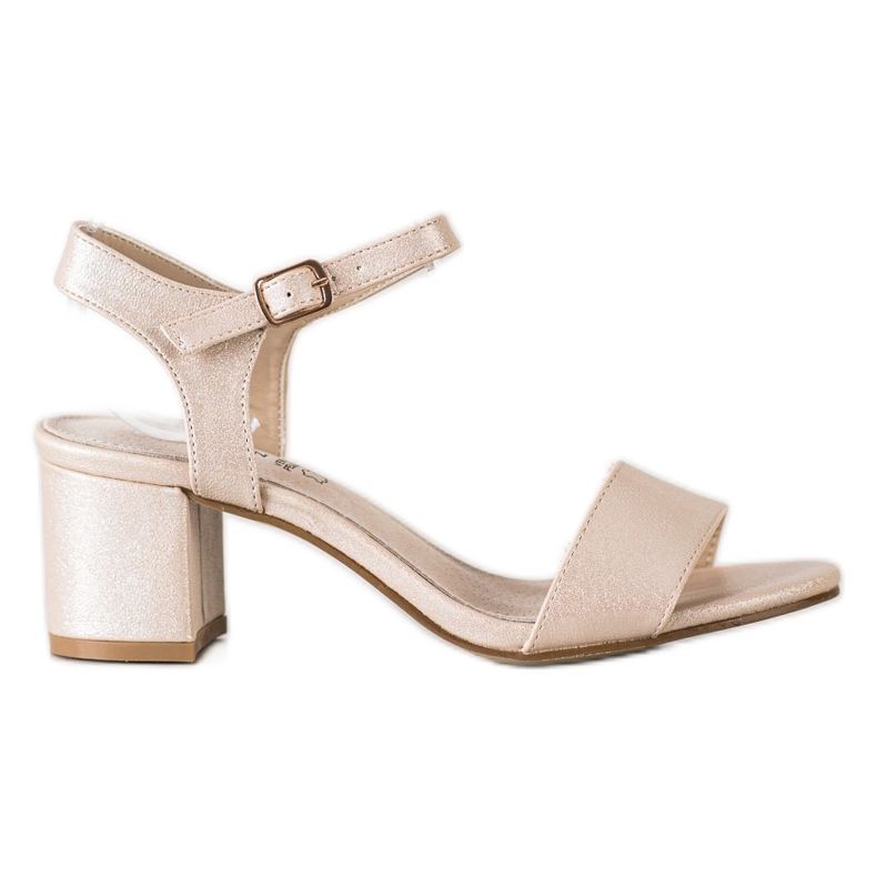 Goodin Kényelmes szandál a bárban aranysárga