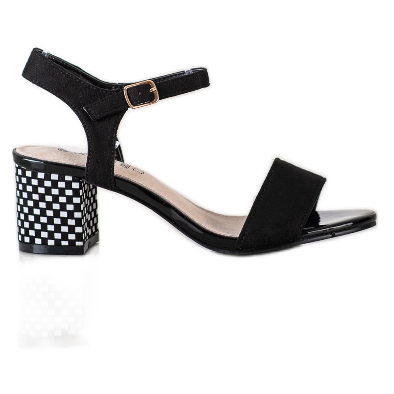 Goodin Kényelmes szandál a bárban fehér fekete