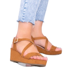 Camel Bianco ék szandál barna Camel Bianco ék szandál barna