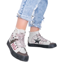 BM Nadi női szürke bokacipő