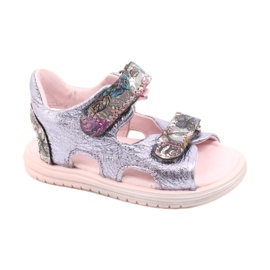 Szandál fehérrépa Mazurek 1314 Ametiszt gyöngy ibolya ezüst