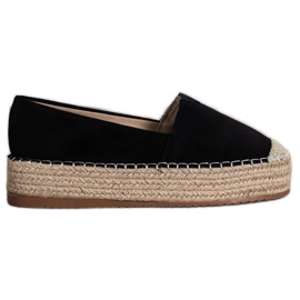 Primavera Espadrilles A Platformon fekete