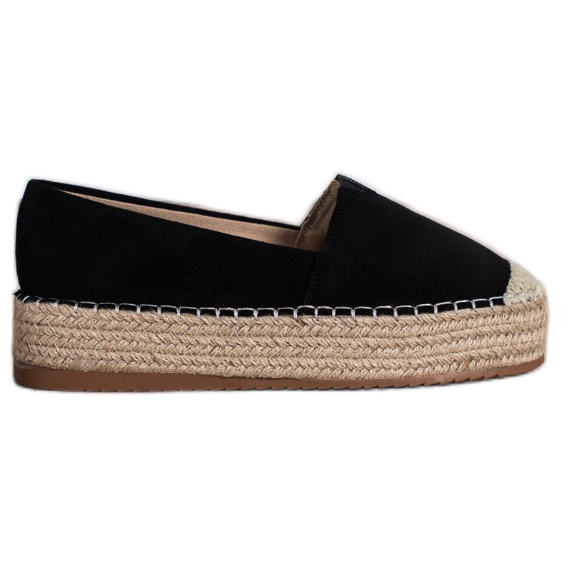 Primavera Espadrilles A Platformon fekete
