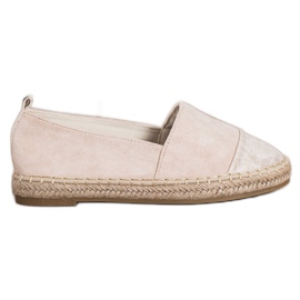 Bestelle Bézs velúr espadrillák Bestelle Bézs velúr espadrillák
